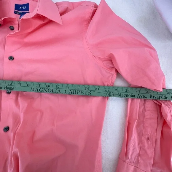 Apt. 9 Pink Dress Shirt Classic Fit # A1 - Picture 5 of 7